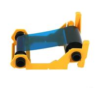 Cinta de color YMCKO 800017-240 para impresora Zebra P110i P100i P120i, 200 tarjetas a todo color con capa protectora