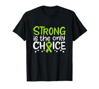 Cinta de Conciencia sobre el cáncer de Linfoma no Hodgkin Green Chemo Camiseta