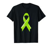 Cinta de Conciencia sobre el cáncer de Linfoma no Hodgkin Green Chemo Camiseta