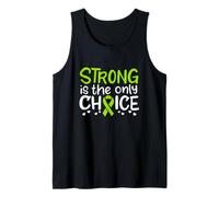Cinta de Conciencia sobre el cáncer de Linfoma no Hodgkin Green Chemo Camiseta sin Mangas