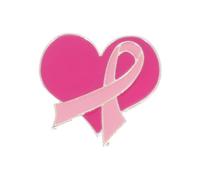 Cinta de conciencia sobre el cáncer de mama Pin de solapa suéter collar insignia para el Día Internacional del Amor de la Mujer Ropa Decoración única, talla única, como se describe