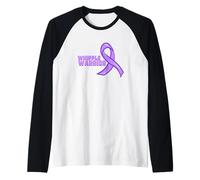 Cinta de concienciación contra el cáncer de páncreas Lucha contra el cáncer Camiseta Manga Raglan