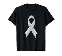 Cinta de concienciación sobre el cáncer Cerebral Gris Glioblastoma Chemo Camiseta
