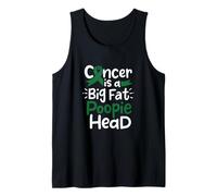 Cinta de concienciación sobre el cáncer de hígado Green Poopie Head Fight Chemo Camiseta sin Mangas