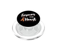 Cinta de concienciación sobre el cáncer de riñón, pérdida Amorosa PopSockets PopGrip para MagSafe