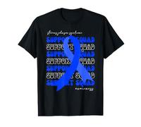 Cinta de concienciación sobre el síndrome de Stevens-Johnson, Color Azul Camiseta gráfica económica