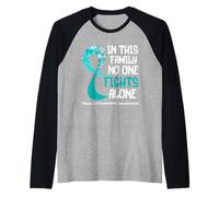 Cinta de concienciación sobre el síndrome de X frágil Camiseta Manga Raglan