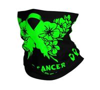 Cinta De Concientización sobre El Cáncer De Hígado Hombre Mujer Braga De Cuello Elástica Bufanda Tubular Protección UV Snood para Deportes Yoga Invierno Correr