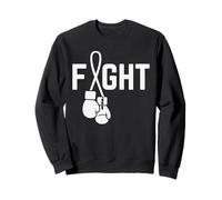 Cinta de concientización sobre el cáncer de pulmón para sobrevivientes del día del Mes, Hombres Sudadera