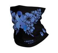 Cinta De Concientización sobre La Prevención del Abuso Infantil Mujer Hombre Snood Suave Pasamontañas Multifuncional Braga De Cuello para Invierno Ciclismo Yoga Clima Frío