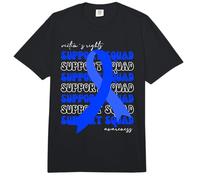 Cinta de concientización sobre los Derechos de Las víctimas del escuadrón Comfort Colors Adult Heavyweight T-Shirt