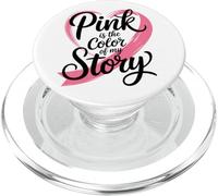 Cinta de corazón Rosa es el Color de mi Historia PopSockets PopGrip para MagSafe
