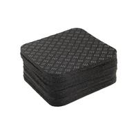 Cinta de correr antideslizante, 8 almohadillas para caminadora de suelo, alfombrillas de silicona antivibración, alfombrillas de equipo de alta densidad, reducción de ruido para sala de estar, 3.9 x