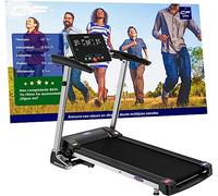 Cinta de Correr Clover A8 Plegable e Inclinable - 12.8 KM/H, Motor 3.0 HP, 5 Capas de Amortiguación y Pantalla LED con Control de Velocidad