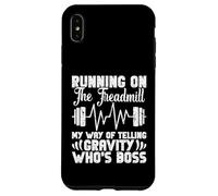 Cinta de Correr Divertida Corredor de Entrenamiento quién es el Jefe Hombres Mujeres Carcasa para iPhone XS MAX