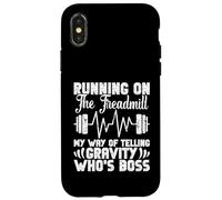 Cinta de Correr Divertida Corredor de Entrenamiento quién es el Jefe Hombres Mujeres Carcasa para iPhone X/XS