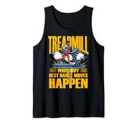 Cinta de correr donde ocurren mis mejores movimientos de baile Camiseta sin Mangas