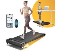 Cinta de Correr Eléctrica con 9% Inclinación,3.0HP Cinta de Andar para Caminar el Hogar Debajo del Escritorio, 1-8 km/h,Control Remoto Magnético con Función de Silencio, Pantalla LCD, MAX.120 kg