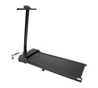 Cinta de correr eléctrica para el hogar, 1-6 km/h, plegable, hasta 100 kg, silenciosa, portátil, con mando a distancia e indicador LED, plegable Treadmill Running Machine (negro)