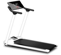 Cinta de Correr eléctrica Plegable Adecuado para Ejercicios de Fitness en Interiores. Cinta andadora para casa. Blanco