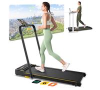Cinta de Correr Inteligente, 2 en 1 para Andar y Correr, Walking Pad Escritorio para Hogar/Oficina, Silenciamiento con un Solo Clic, Cinta de Andar Plegable con App UREVO, Programa de Música con IA