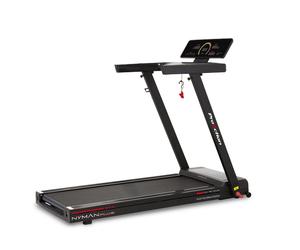 Cinta de correr Nyman Plus Ultra-plegable BH Fitness: perfecta para los usuarios que quieren practicar un ejercicio moderado en casa