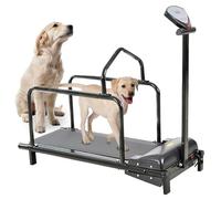 Cinta de correr para mascotas de interior con pantalla LCD para perros pequeños, soporta hasta 30 kg, diseño compacto de menos de 50 cm de longitud
