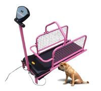 Cinta de correr para mascotas, equipo de ejercicio para perros en interiores con pantalla LCD para entrenamiento, fitness y control de peso