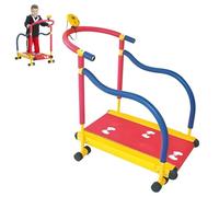 Cinta de Correr para niños con inclinación, Manillar, Pantalla LED, Equipo de Entrenamiento Manual con Plataforma para Caminar, Ejercicio para niños en casa, niños y niñas a Partir de 4 años.