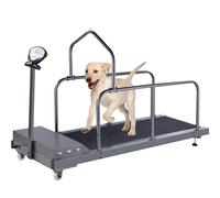 Cinta de correr para perros grandes y medianos, equipo de ejercicio en interiores para mascotas pequeñas y medianas, diseño compacto para correr y entrenar