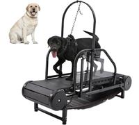 Cinta de correr para perros grandes y medianos, máquina silenciosa y ajustable con podómetro, hasta 300 libras para ejercicio y vida saludable de mascotas