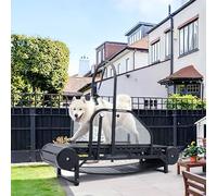 Cinta de correr para perros grandes y medianos, rampa ajustable para correr caninos con podómetro para ejercicio y vida saludable y en forma de mascotas, utilizada en interiores y hogares de hasta 300