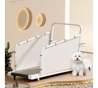 Cinta de correr para perros, máquina de correr con control remoto y pantalla digital, capacidad de 220 libras, diseño de bajo ruido, equipo de fitness para perros y gatos medianos y pequeños