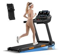 Cinta de Correr Plegable con Inclinación 15%, Cinta de Andar Plegable 12KM/H