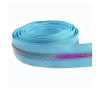 Cinta de cremallera nailon 2-20 metros por metro, bolsa, zapatos, cremalleras bobina plástico, Kit reparación repuesto, accesorios costura DIY(ZA438-BM605,8M)