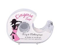 Cinta de cuerpo de doble cara Cinta de lencería invisible Cinta adhesiva para ropa con dispensador para sujetador Ropa Vestido, 5 m