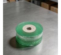 Cinta de cuidado de plantas de bajo impacto para prácticas de jardinería sostenibles utilizando materiales biodegradables que reducen los residuos de plástico en áreas de cultivo (2,5 cm, verde)