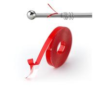 Cinta de Deslizamiento de Cortina Transparente, Suave y silenciosa para Cortinas deslizantes de 26 pies