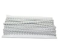 Cinta de diamante de 1 fila, 9 m, cinta de estrás, cinta decorativa para boda, cumpleaños, caja de regalo, artesanía, plata