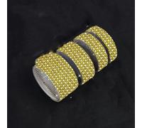 Cinta de diamantes con tiras de pedrería, Pegatinas autoadhesivas de diamantes imitación cristal for manualidades, multicolor, varios tamaños(Gold,XL)