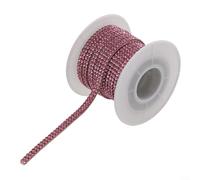 Cinta de diamantes de imitación de 4 mm x 4,5 m para modificación de vehículo rosa, tira adhesiva brillante para personalización interior y exterior automotriz