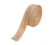 Cinta de dobladillo de tela para planchar para pantalones, pantalones y jeans, adecuada para lavado frecuente y telas gruesas, no requiere máquina de coser (beige)