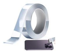 Cinta De Doble Cara De Servicio Pesado: Tiras Adhesivas Transparentes Reutilizables, Cinta De Montaje De Alta Tachuela, Fuerte Enlace Resistente a La Intemperie | Fotos Colgantes De Almohadillas Adhes