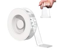 Cinta de doble cara nano: montaje multipropósito para una adhesión fuerte, tiras pegajosas de servicio pesado con diseño extraíble y lavable para pared al aire libre, aula, colgante de imágenes, alfom