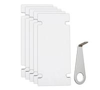 Cinta de doble cara para timbre de video con batería de anillo, soporte de liberación 2024, paquete de 5 unidades con llave de timbre, compatible con superficies de madera, metal y plástico, fácil de