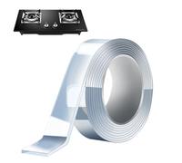 Cinta de doble cara sólida - Portátil, Elegante, Adhesivo Tiras de pared, Adhesivos de servicio pesado, Resistente al agua transparente para un | Multipropósito al aire libre Utilidad interior de alto