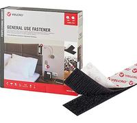 Cinta de Doble Cara Velcro Negro 20 mm x 25 m