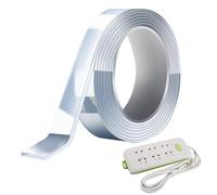 Cinta de dos lados - Fuerte Ape doble lado, tiras de adhesivos de pared | Stronging Strong Reutilizable Rico de collar alto para vehículos Proyectos de artesanía Proyectos de organización Reparaciones