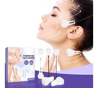 Cinta de elevación facial, 40 piezas ultrafina invisible para la cara con cuerdas de elevación elásticas, aprieta la piel y oculta las arrugas faciales y del cuello, levantando la piel flácida