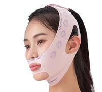 Cinta de elevación facial, correa invisible para adelgazar la cara, herramienta reutilizable para levantamiento facial, banda de contorno transpirable con compresión , cinturón moldeador facial